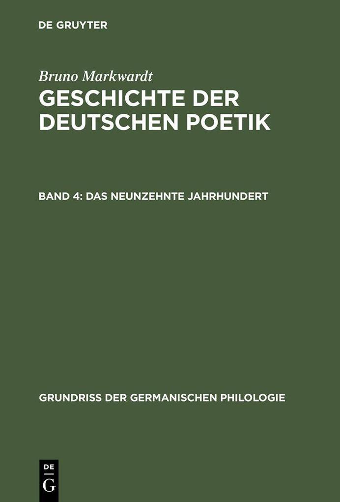 Das neunzehnte Jahrhundert