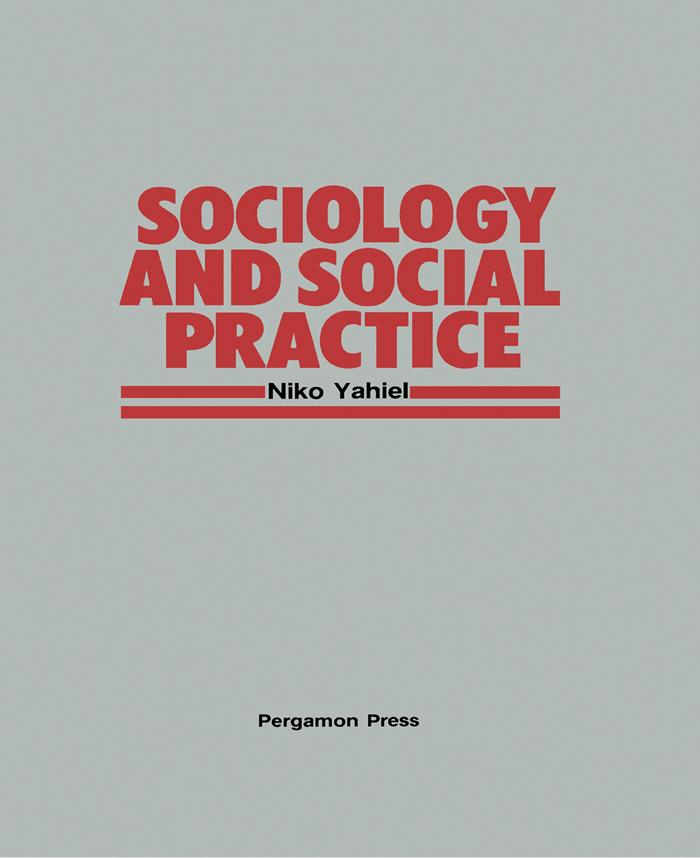 Sociology and Social Practice