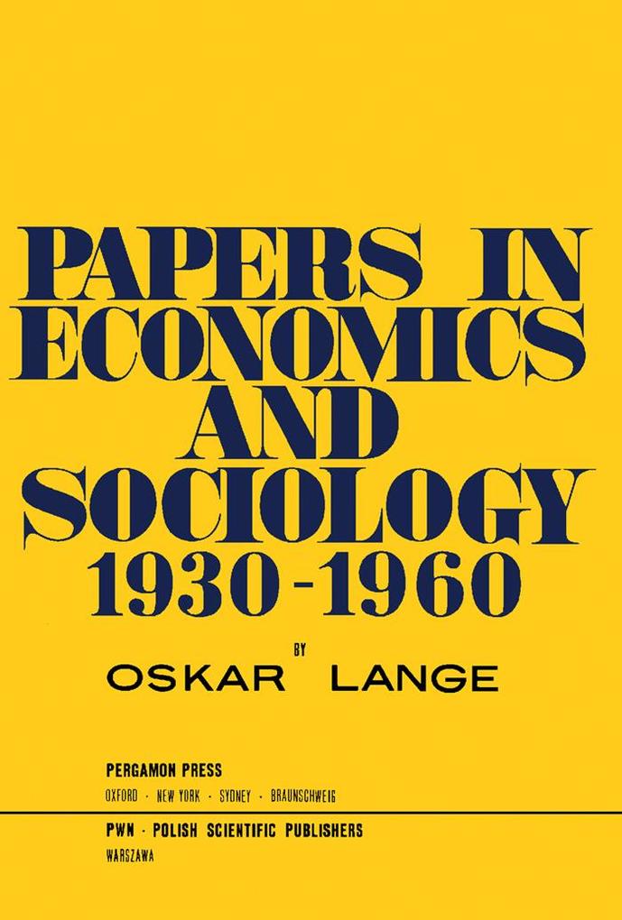 Papers in Economics and Sociology