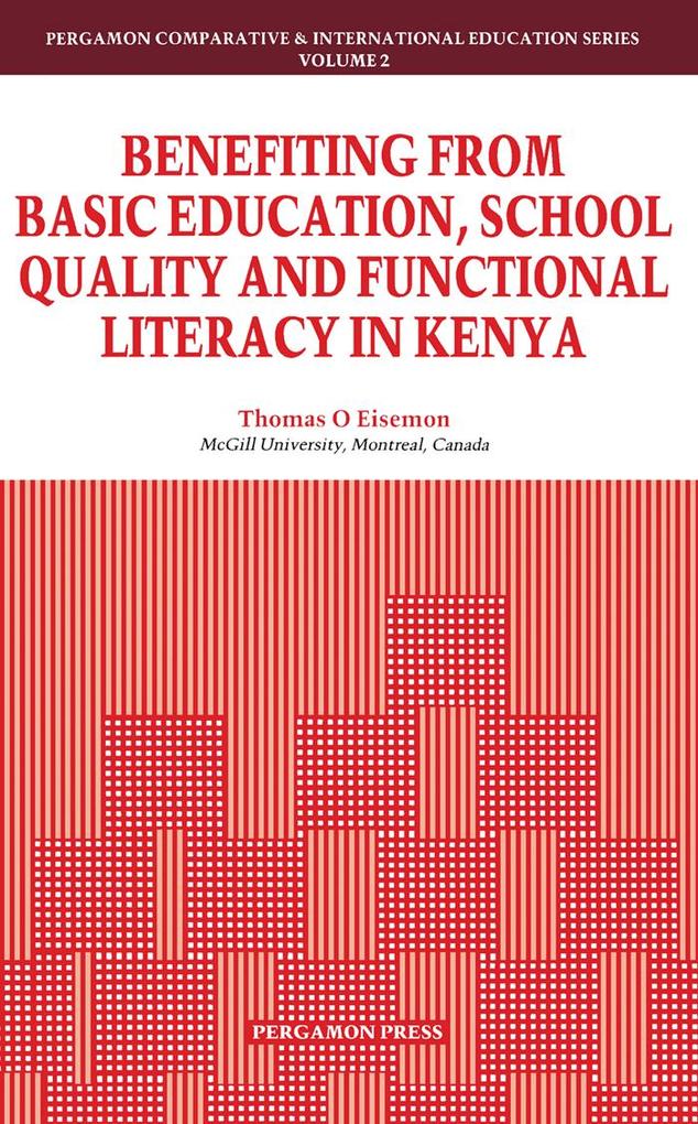 Benefiting from Basic Education School Quality and Functional Literacy in Kenya