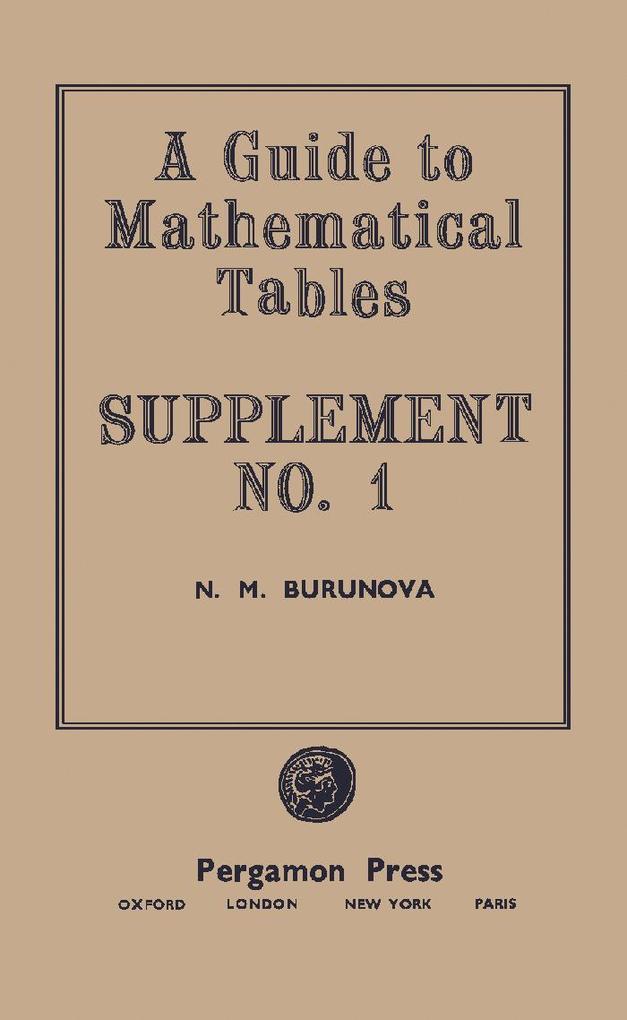 A Guide to Mathematical Tables