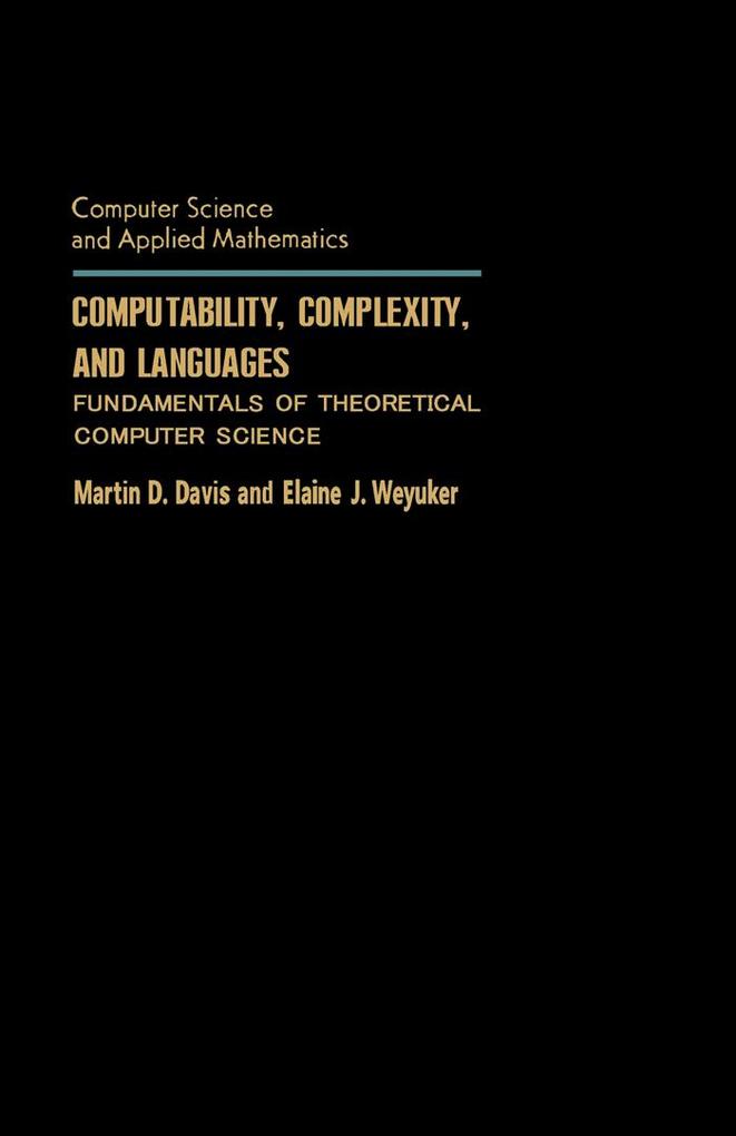 Computability Complexity and Languages
