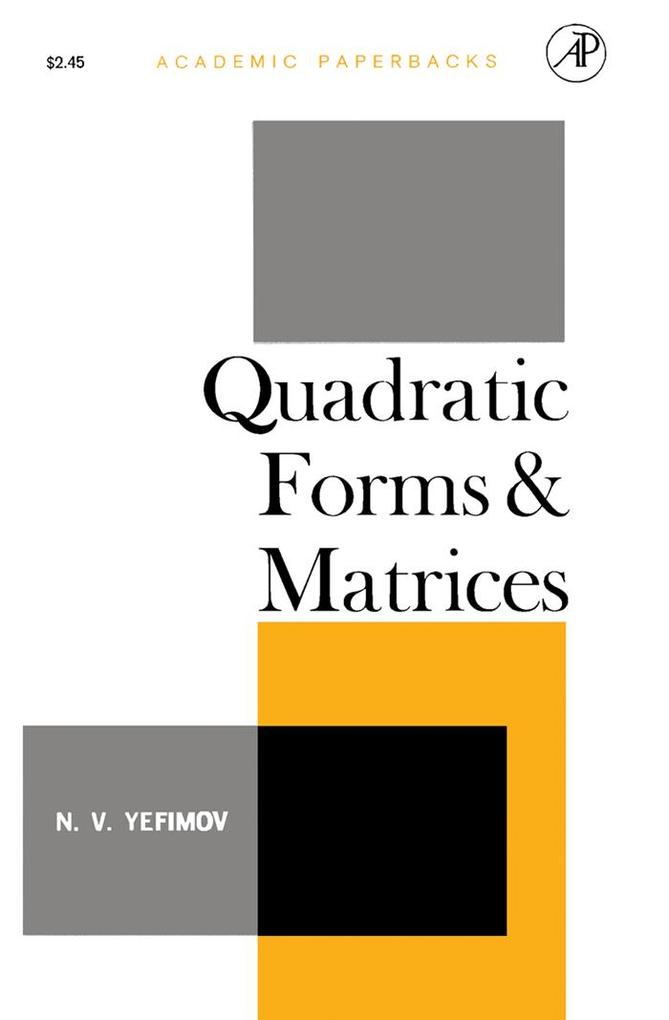 Quadratic Forms and Matrices