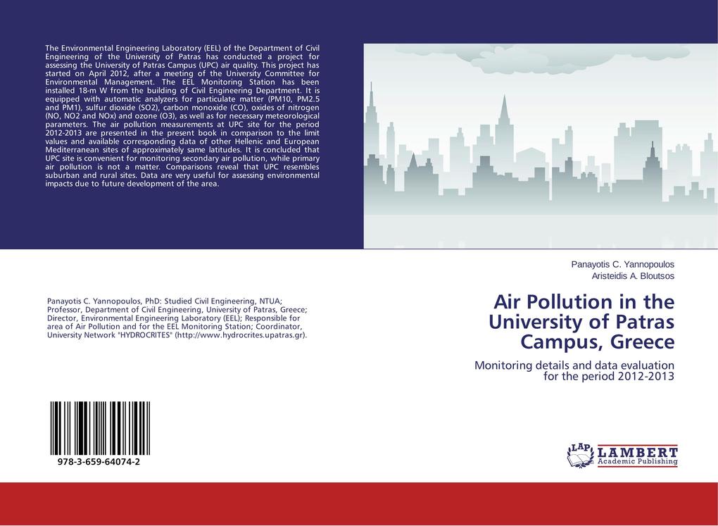 Air Pollution in the University of Patras Campus Greece