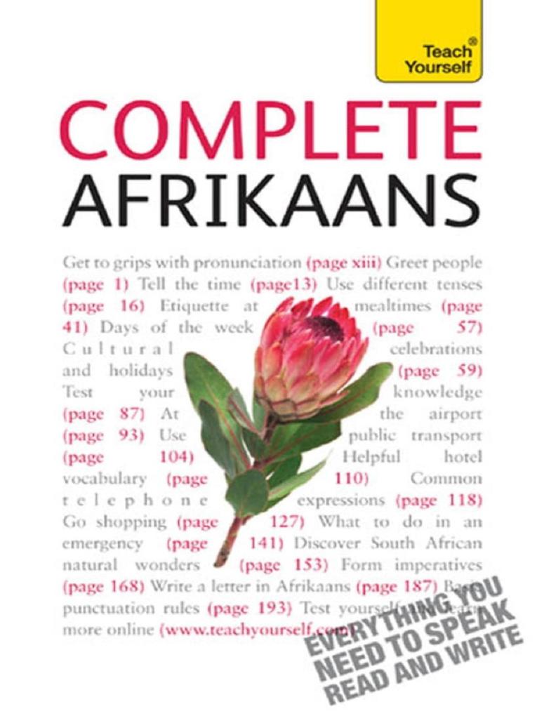Complete Afrikaans Beginner to Intermediate Book and Audio Course