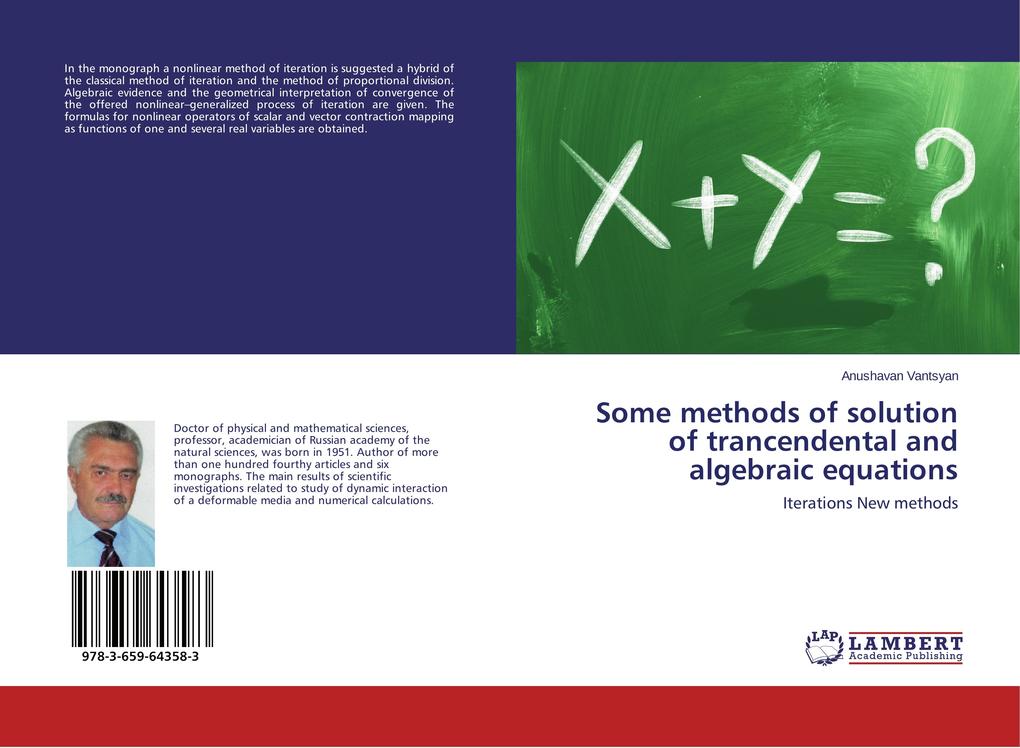 Some methods of solution of trancendental and algebraic equations