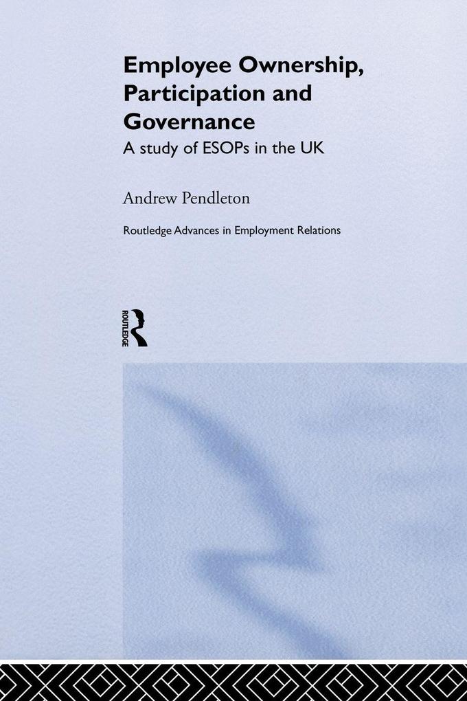 Employee Ownership Participation and Governance