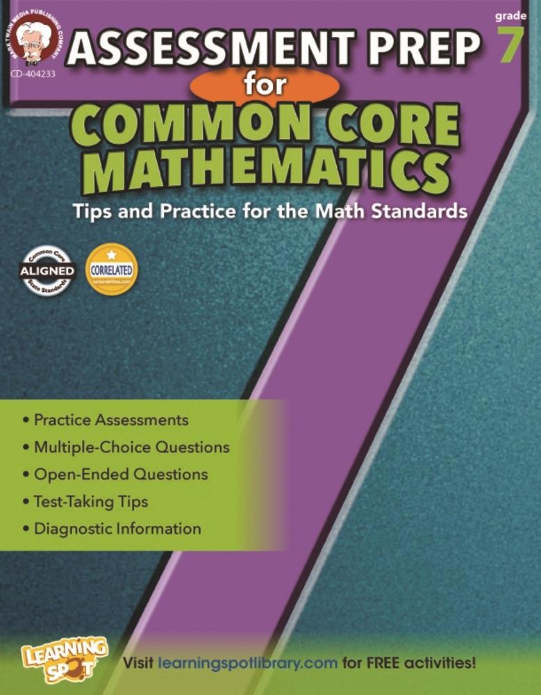Assessment Prep for Common Core Mathematics Grade 7