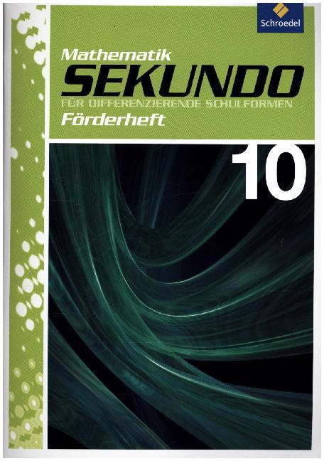 Image of Sekundo 10. Förderheft Mathematik. Differenzierende Schulformen - Ausgabe 2009