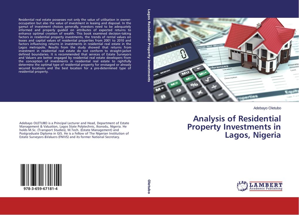 Analysis of Residential Property Investments in Lagos Nigeria