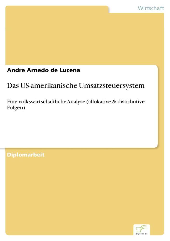 Das US-amerikanische Umsatzsteuersystem