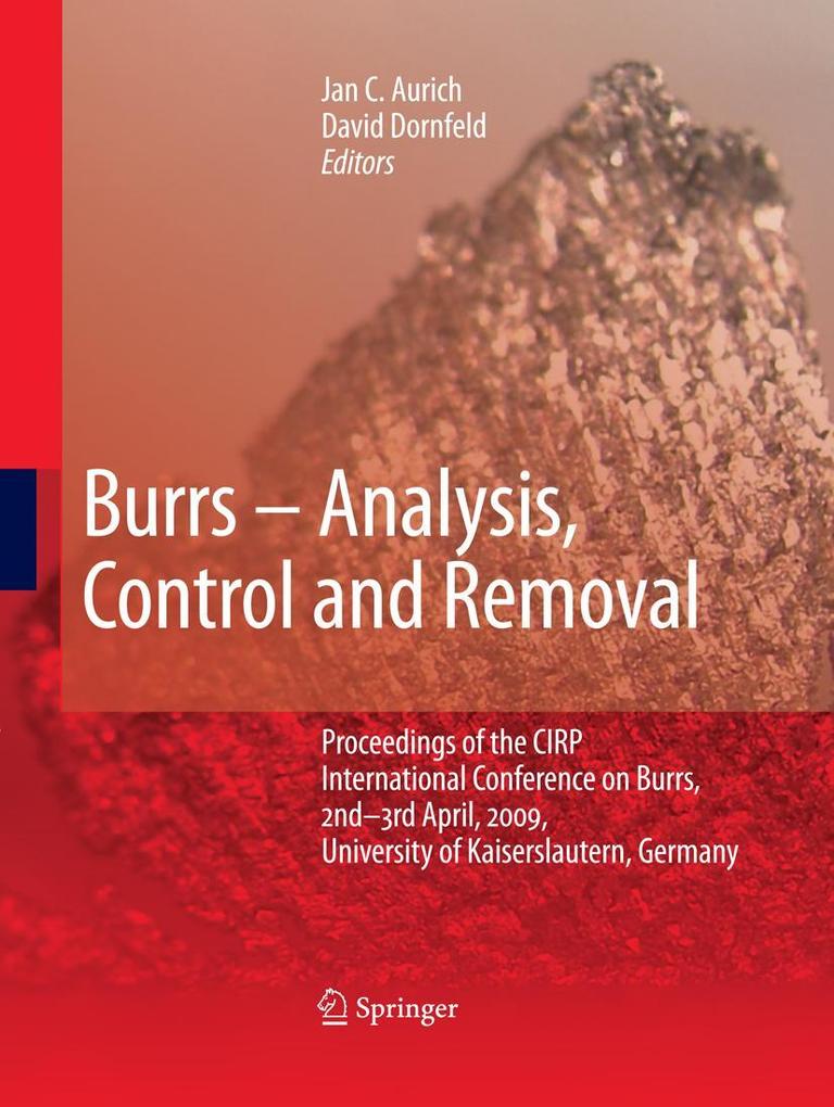 Burrs - Analysis Control and Removal