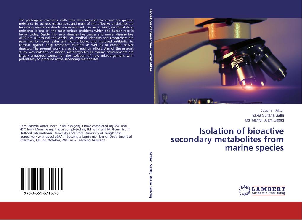 Isolation of bioactive secondary metabolites from marine species
