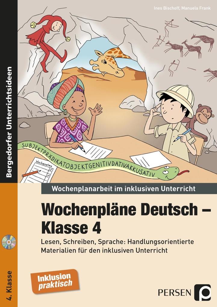 Wochenpläne Deutsch - Klasse 4 m. 1 CD-ROM