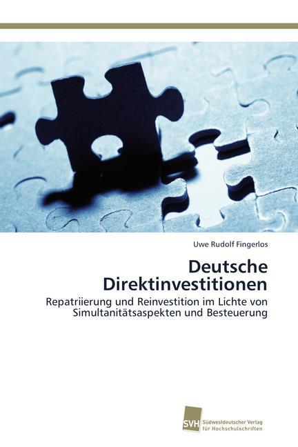 Deutsche Direktinvestitionen - Uwe Rudolf Fingerlos