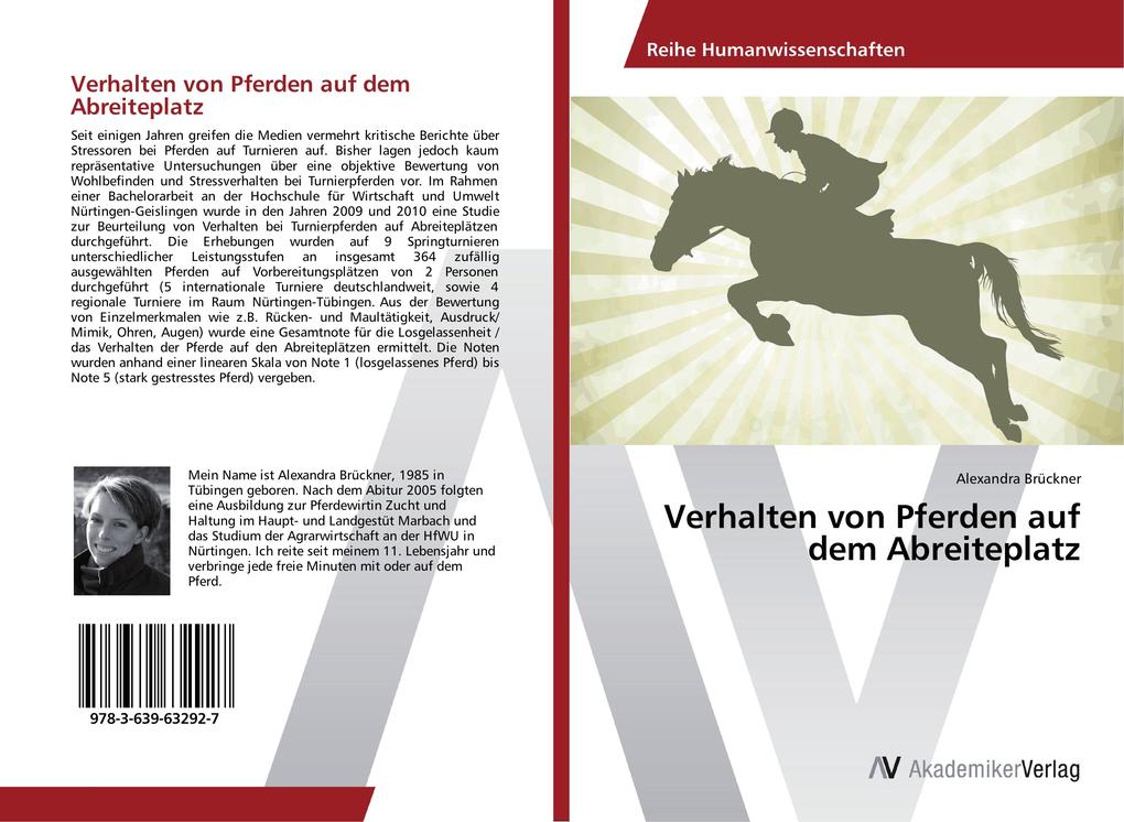 Verhalten von Pferden auf dem Abreiteplatz