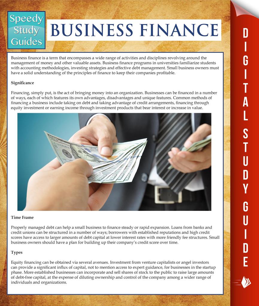 Business Finance (Speedy Study Guides)