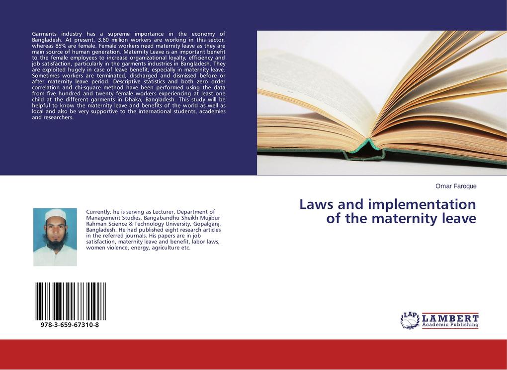 Laws and implementation of the maternity leave