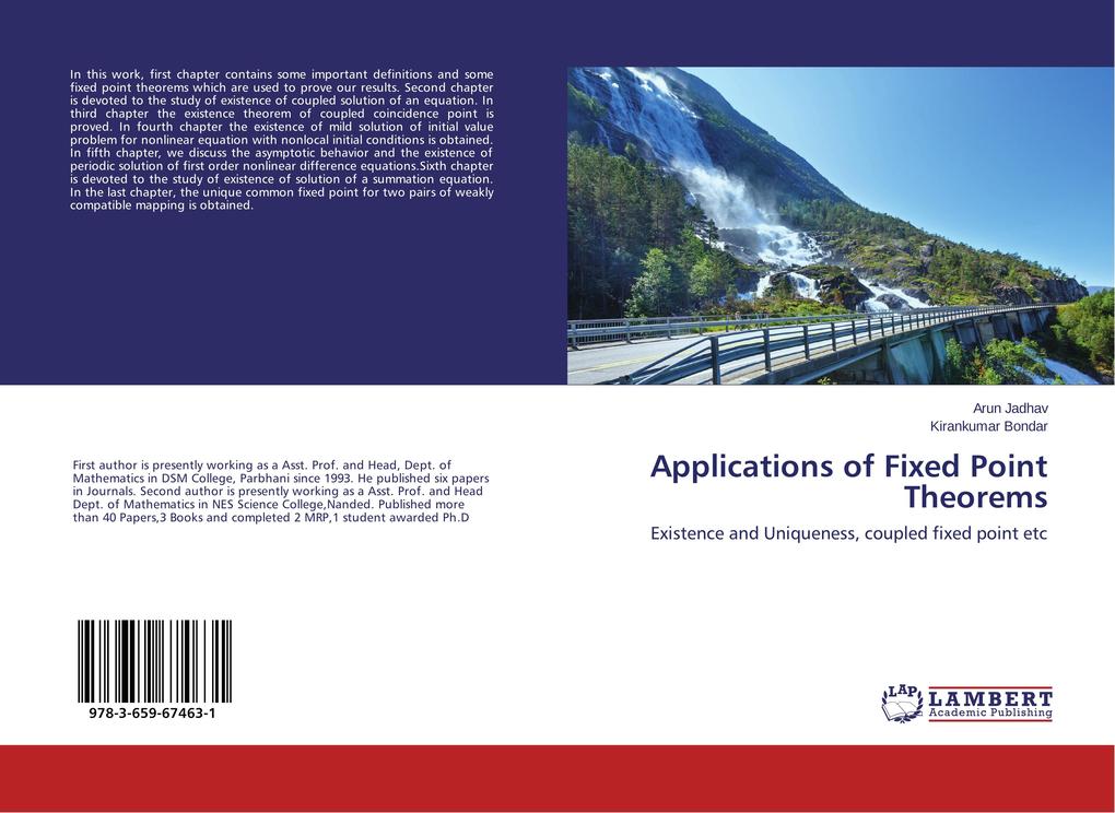 Applications of Fixed Point Theorems