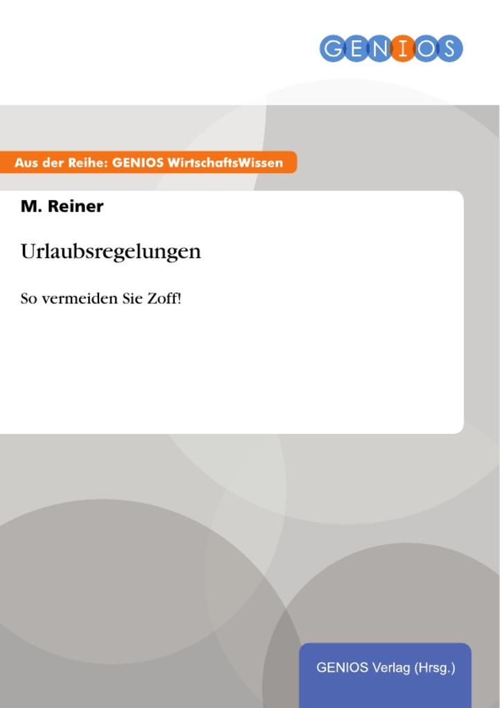Urlaubsregelungen