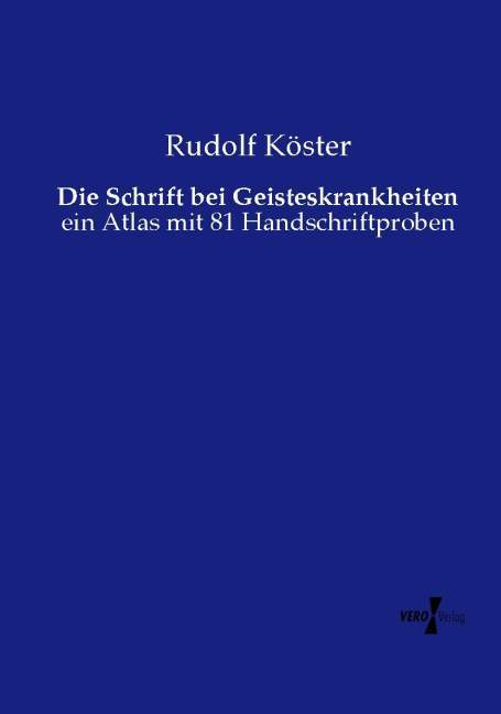 Die Schrift bei Geisteskrankheiten