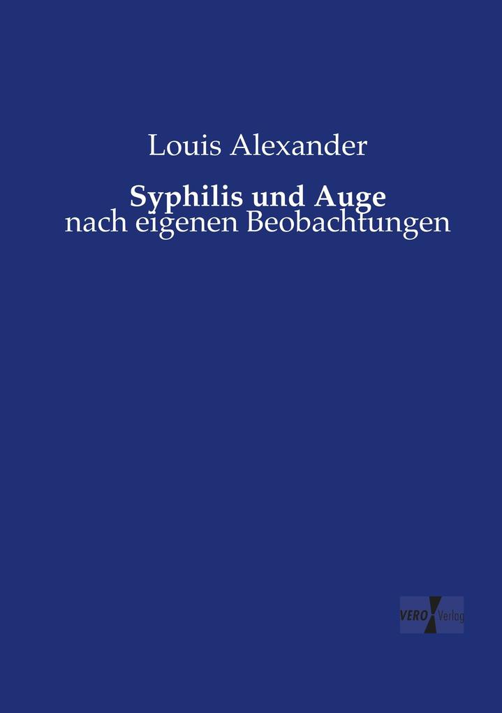 Syphilis und Auge