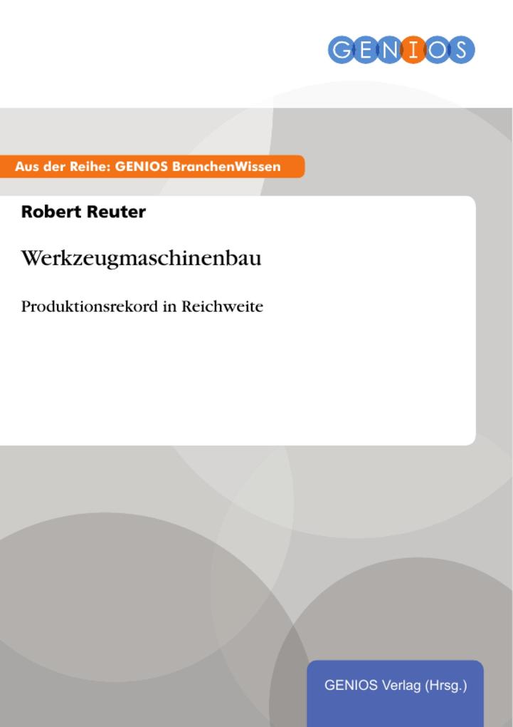 Werkzeugmaschinenbau
