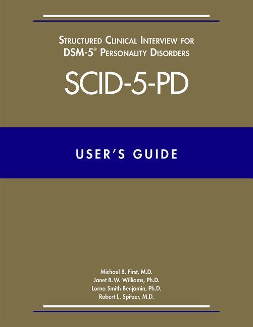 Structured Clinical Interview for Dsm-5(r) Disorders--Clinician Version (Scid-5-CV)