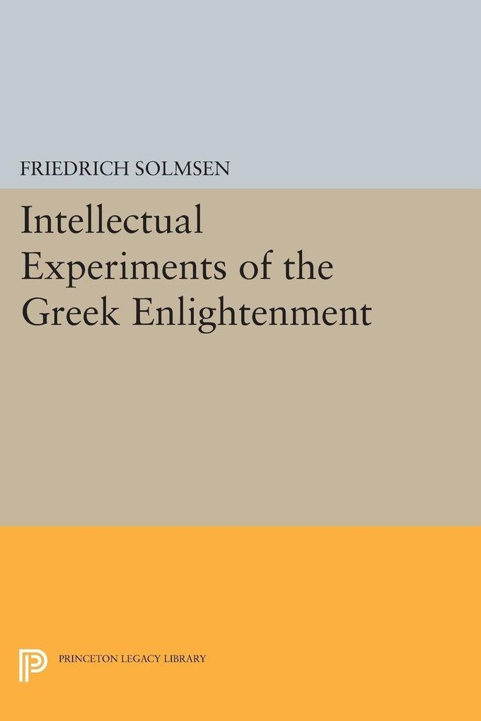 Intellectual Experiments of the Greek Enlightenment