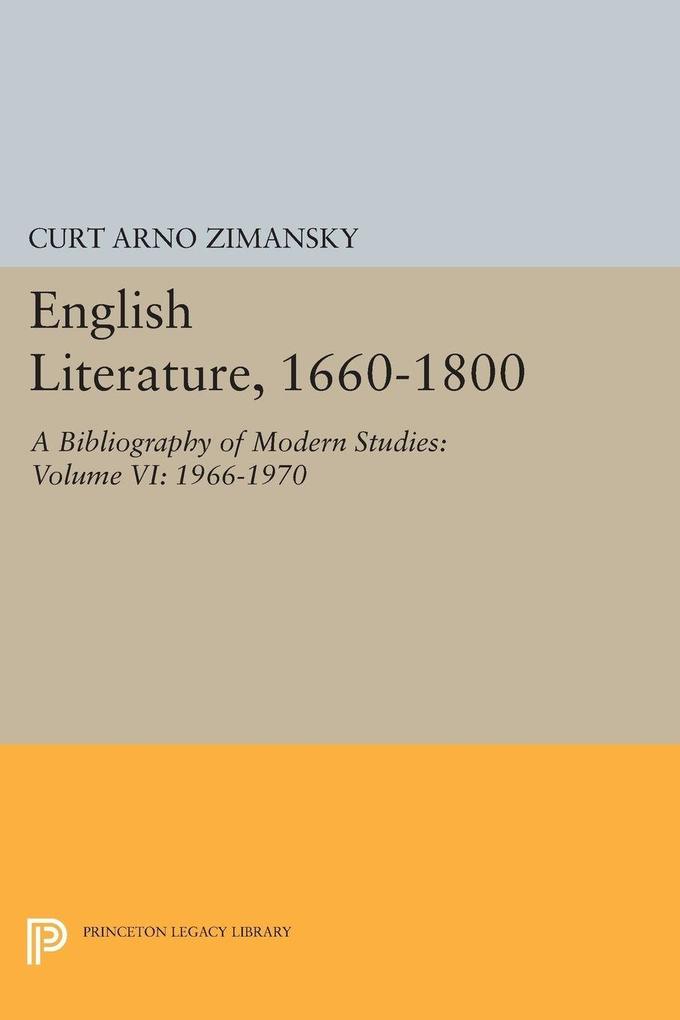 English Literature 1660-1800