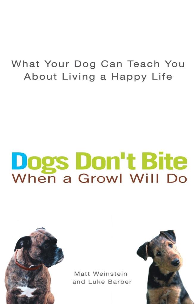 Dogs Don‘t Bite When a Growl Will Do