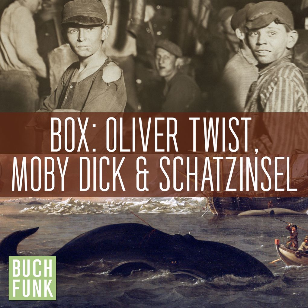 Dreifaches Abenteuer: Oliver Twist Schatzinsel Moby Dick