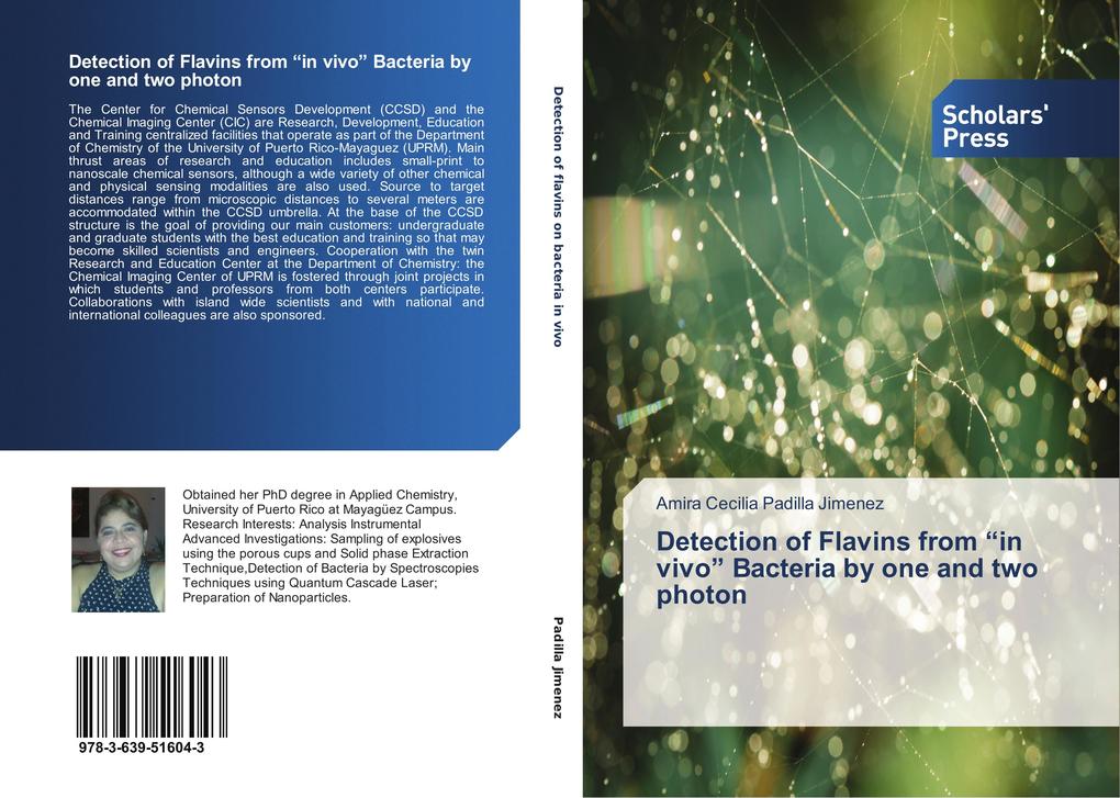 Detection of Flavins from 'in vivo' Bacteria by one and two photon