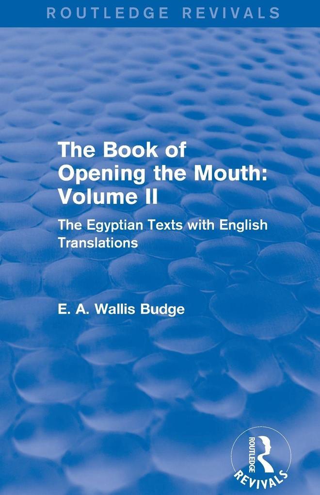 The Book of the Opening of the Mouth
