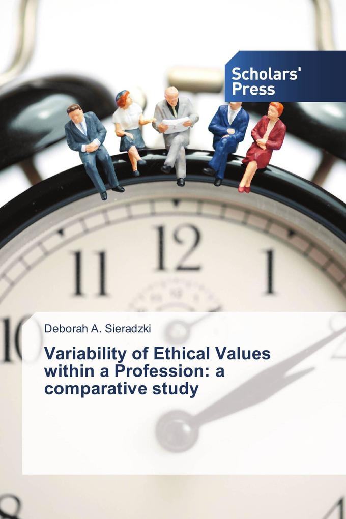 Scholars' Press Variability Of Ethical Values Within A Profession: A Comparative Study - Bild 4