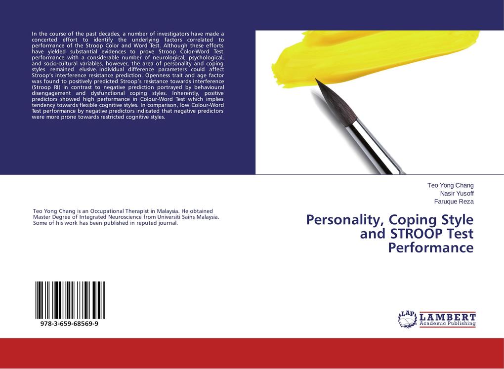 Personality Coping Style and STROOP Test Performance