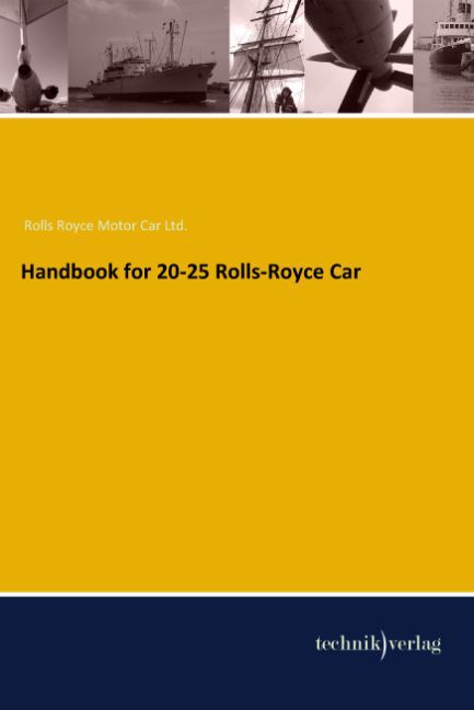 Handbook for 20-25 Rolls-Royce Car