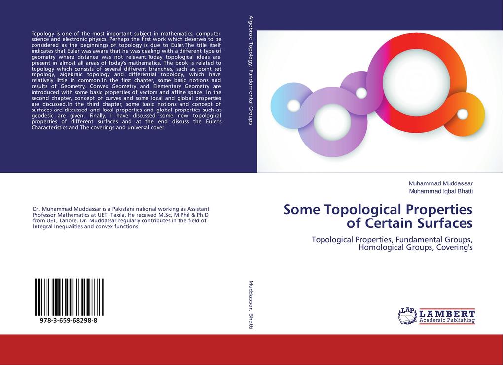 Some Topological Properties of Certain Surfaces