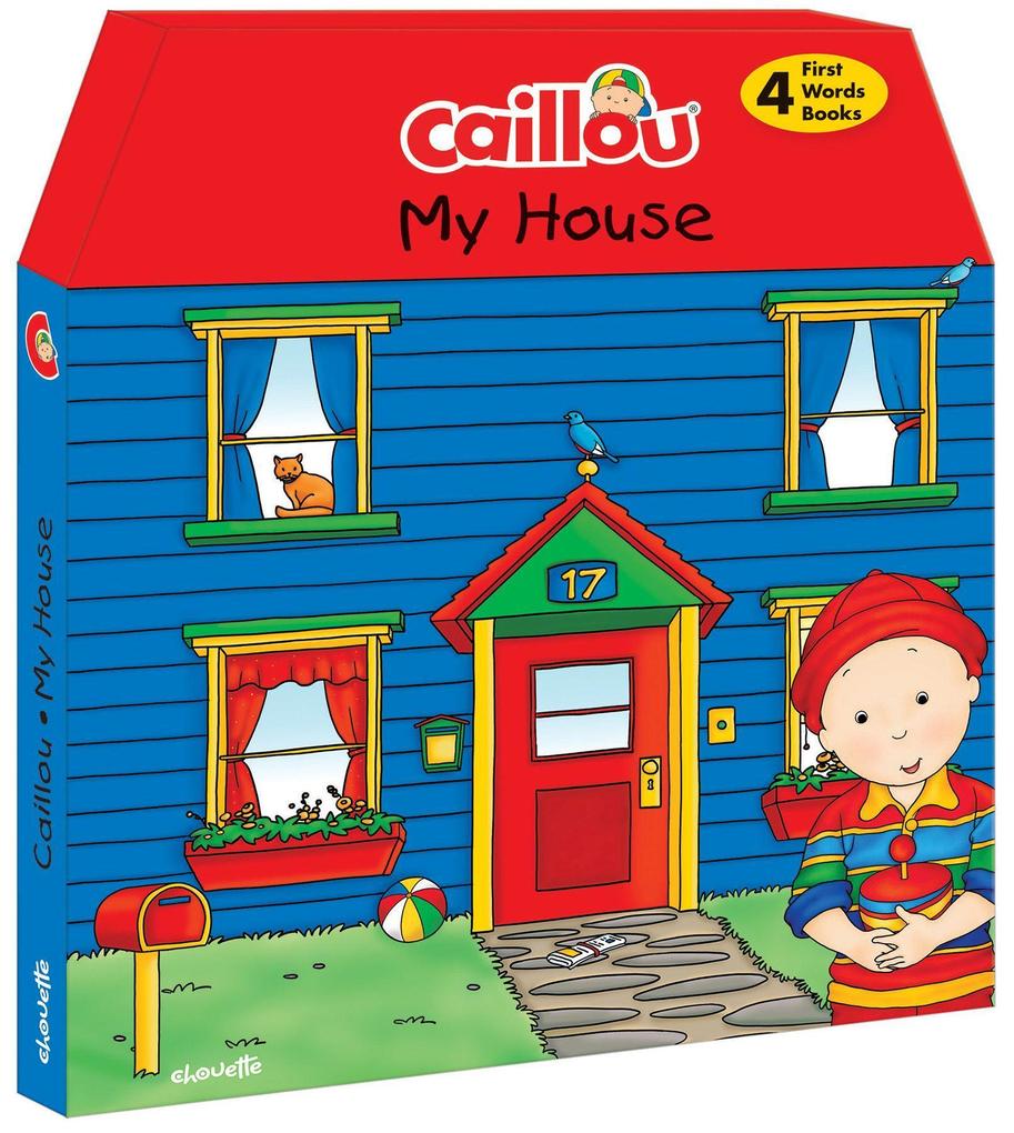 Caillou My House: 4 Chunky Board Books to Learn New Words