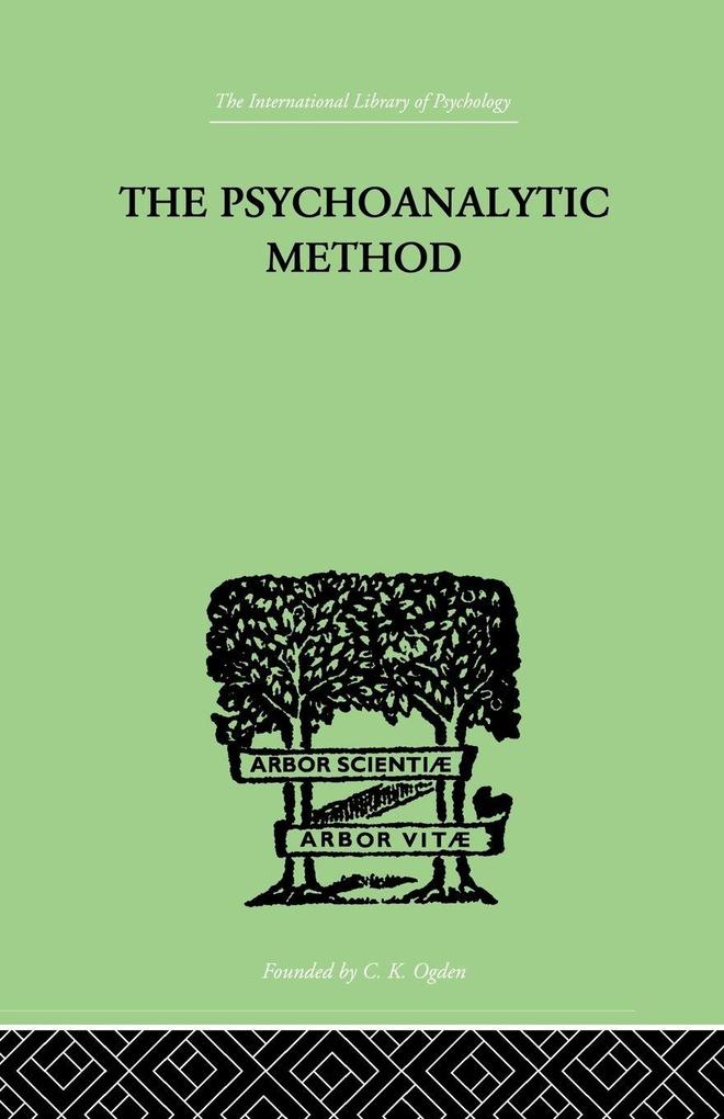 The Psychoanalytic Method