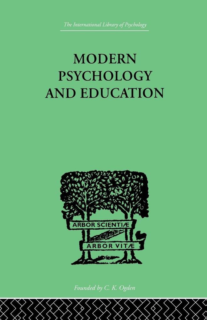Modern Psychology And Education