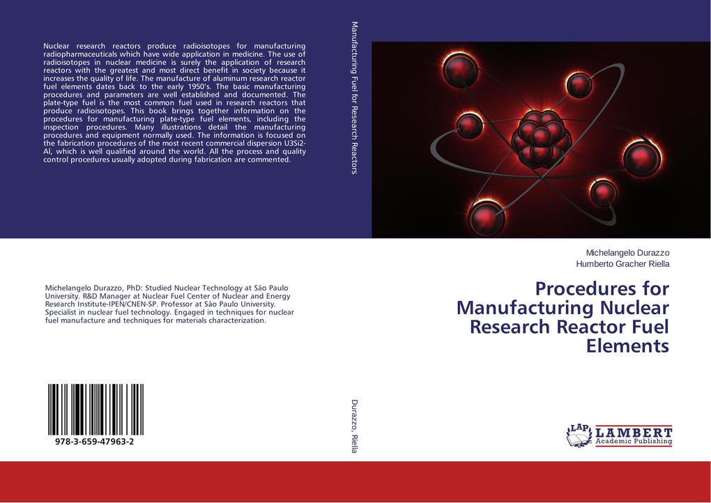 Procedures for Manufacturing Nuclear Research Reactor Fuel Elements