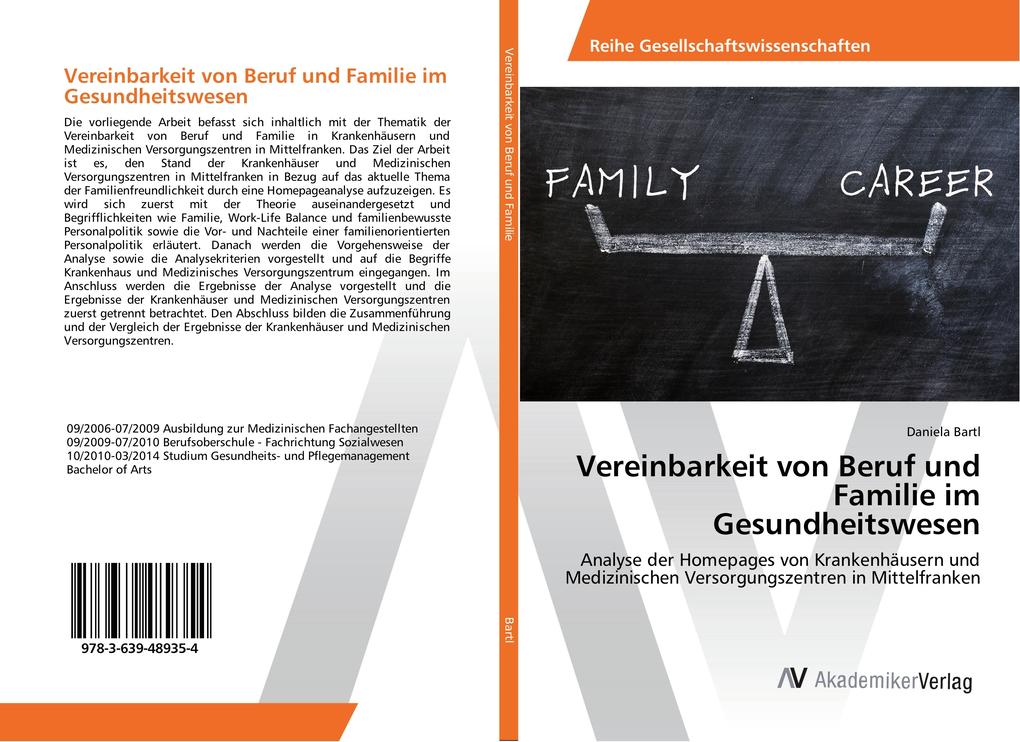 Vereinbarkeit von Beruf und Familie im Gesundheitswesen
