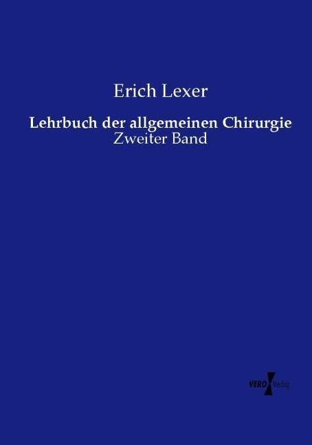 Lehrbuch der allgemeinen Chirurgie