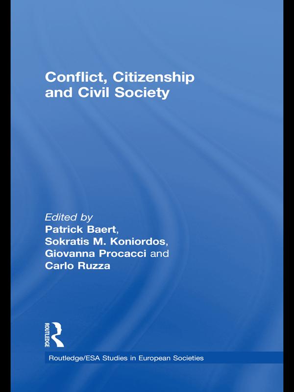 Conflict Citizenship and Civil Society