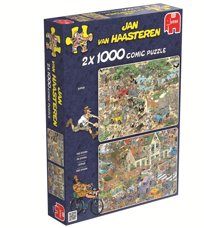 Image of Der Sturm & Die Safari. Puzzle 2 x 1000 Teile