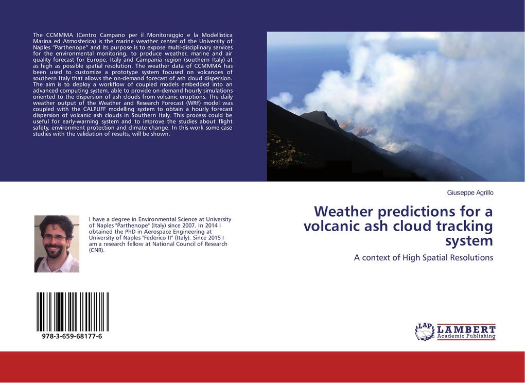 Weather predictions for a volcanic ash cloud tracking system