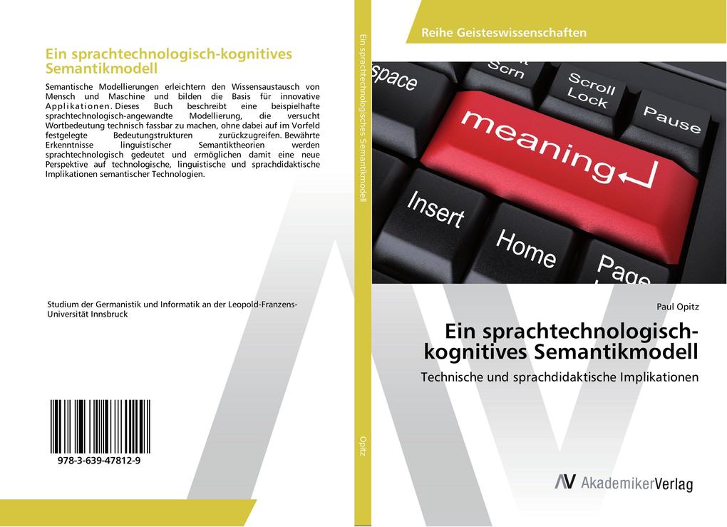 Ein sprachtechnologisch-kognitives Semantikmodell