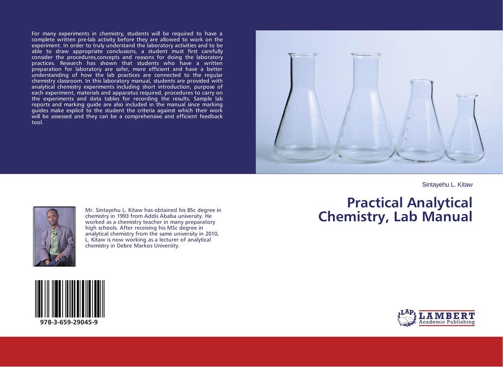 Practical Analytical Chemistry Lab Manual