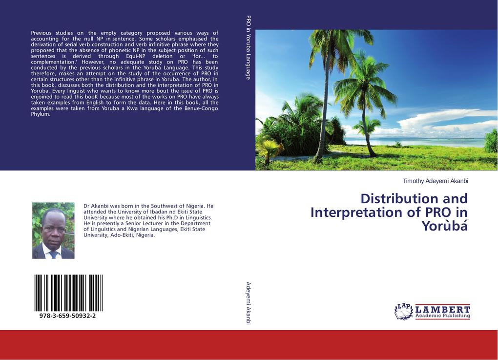Distribution and Interpretation of PRO in Yoruba
